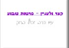 הרב יוסף ברוק- פרשת ויקרא
